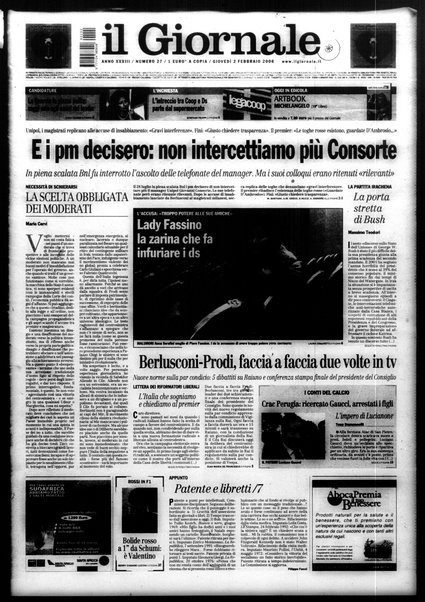 Il giornale : quotidiano del mattino